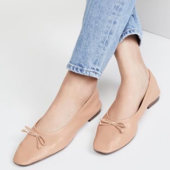 SCHUTZ Shoes - NEW Schutz Arissa Nude Square Toe Ballet Flat, US women’s size 8, Never worn